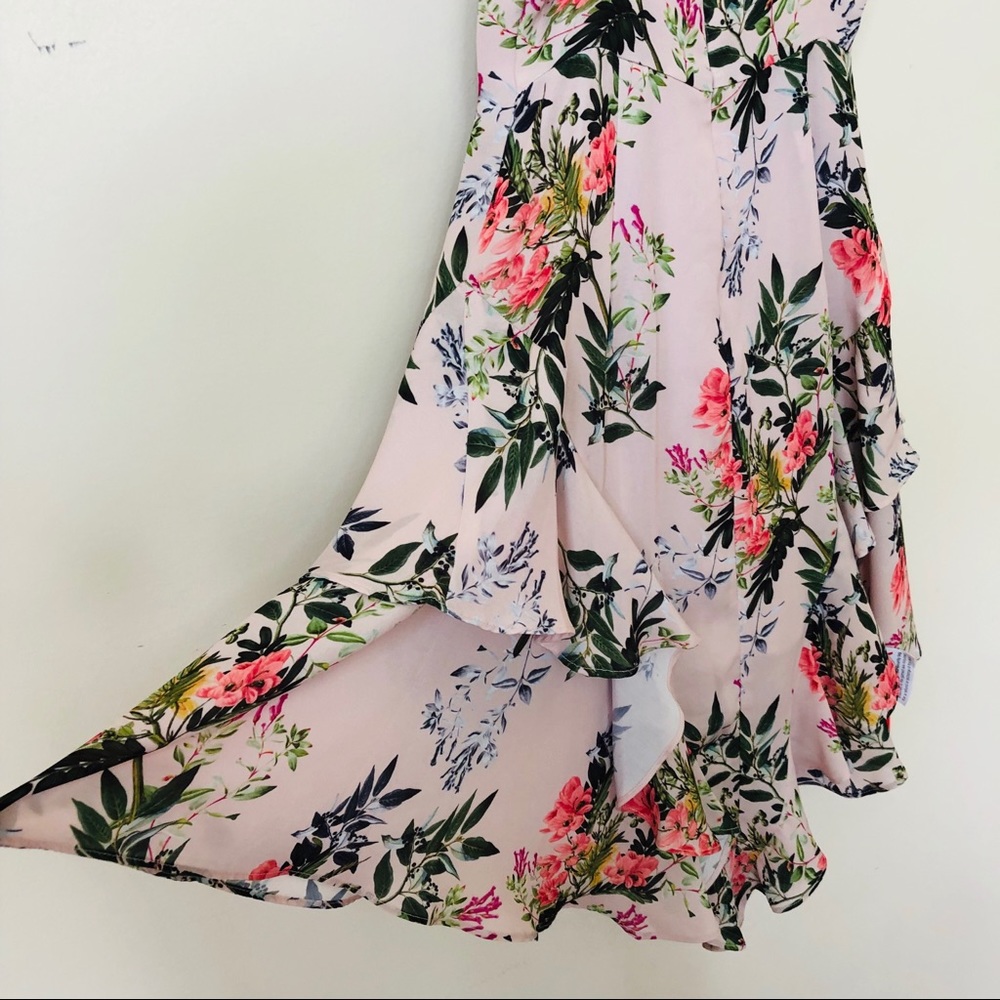 Parker Patterned Ruffled Hi-Lo Dress - Picture 5 of 8
